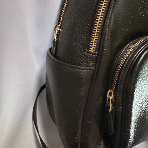 Coach Court Pebbled Leather Backpack - Picture 4 of 6